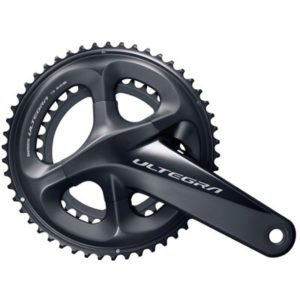 Juego de bielas y platos Ultegra Shimano FC-R8000 Hollowtech II 175 mm 36x52 gris (con eje pedalier)