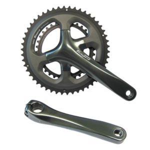 Juego de bielas y platos Tiagra Shimano FC-4700 172.5 mm 34x50 negro (con eje pedalier)