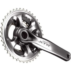 Juego de bielas y platos XTR Shimano FC-M9020 Hollotech II 175mm 22x30x40 11V.plata