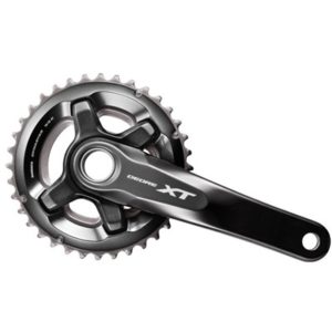 Juego de bielas y platos Deore XT Shimano FC-M8000 Hollowtech II 175 mm 26x36 11V.negro (con eje)