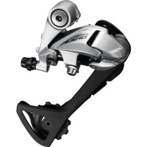 Cambio Shimano Alivio RD-T4000 sin adaptador 9V.caja larga plata