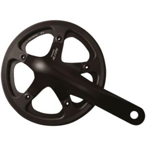 Juego de bielas y plato Alfine Shimano FC-S501 Hollowtech II 170 mm 45 dientes negro (sin protecc.)