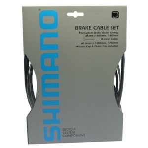 Kit cable y funda de freno Shimano para rueda delantera y trasera