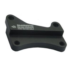Adaptador freno disco Shimano MA-R203s trasero para BR-M 203 mm