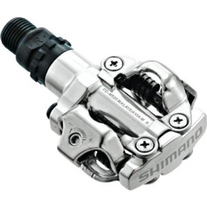 Pedales Shimano SPD PD-M520 fijacion 2 caras 9/16"sin reflectantes plata