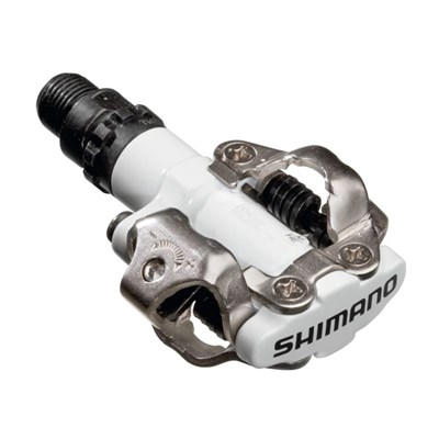 Pedales Shimano SPD PD-M520 fijacion 2 caras 9/16"sin reflectantes blanco