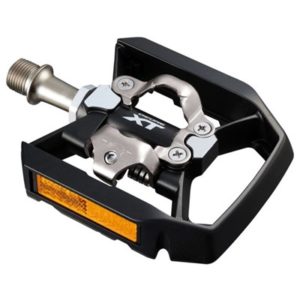 Pedales Shimano Trekking SPD PD-T8000 fijacion 1 cara dureza regulable negro