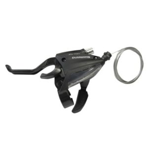 Maneta freno/cambio Shimano ST-Ef500 izquierda V-Brake 3V.1800 mm negro 2 dedos