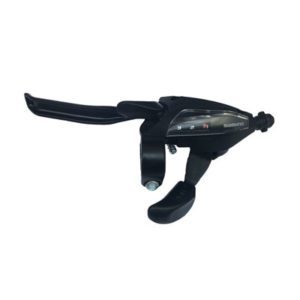 Maneta freno/cambio Shimano ST-Ef500 izquierda V-Brake 3V.1800 mm negro 4 dedos