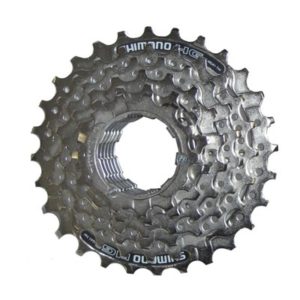 Cassette Shimano CS-HG41 plata 7V.(11-28)(11/13/15/18/21/24/28)