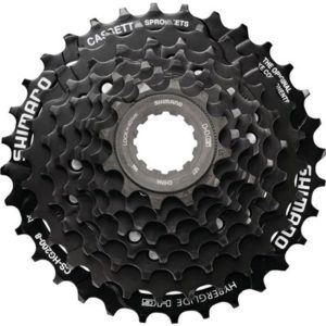 Cassette Shimano CS-HG200 negro 8V.(12-32)(12/14/16/18/21/24/28/32)