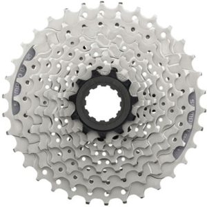 Cassette Shimano CS-HG201 plata 9V.(11-34)(11/13/15/17/20/23/26/30/34)