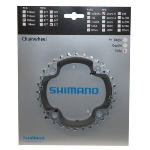 Plato Shimano XT FC-M770 3x10V 4 brazos 104 mm 32 dientes negro