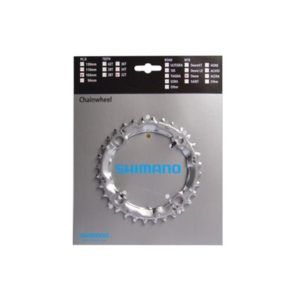 Plato Shimano Deore FC-M510 3x9V 4 brazos 104 mm 32 dientes acero plata