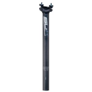 Tija de sillin FSA SL-K Carbon SB0 400 mm - 27.2 Di2 negro mate