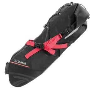 Bolsa Zefal a tija impermeable Z Adventure R11 negra/roja 11 litros