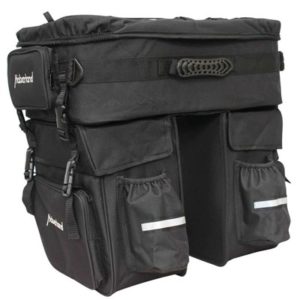 Juego de alforjas Triple Haberland negro 60 litros