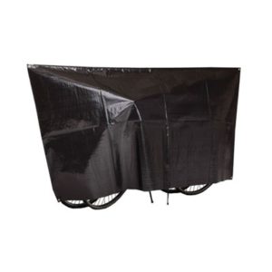 Funda de bicicleta VK International impermeable 2 bicis negro
