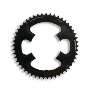 Plato Stronglight compatible Ultegra Di2 110 49 dientes 4 brazos negro