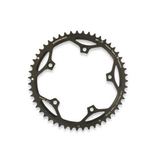 Plato Stronglight CT2 135 mm adaptable Campagnolo 11V negro 52 dientes