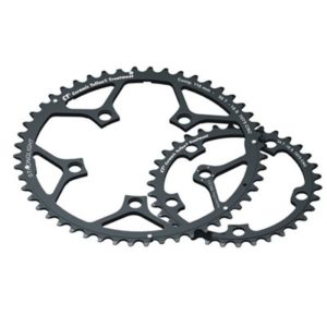Plato Stronglight CT2 110 mm adaptable Campagnolo 11V negro 48 dientes