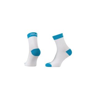 XLC CS-C03 calcetines compresion Race blanco/azul