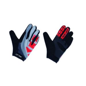 XLC CG-L13 guantes largos Enduro rojo/gris