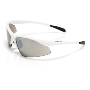 XLC SG-C05 gafas Malediven montura blanca, cristal ahumado
