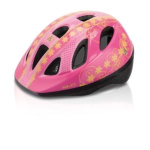 XLC BH-C16 casco niño princesa 9 agujeros rosa