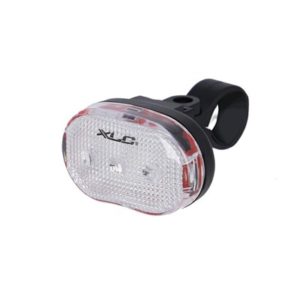 XLC CL-F53 luz delantera LED Puck 3X a pila blanco