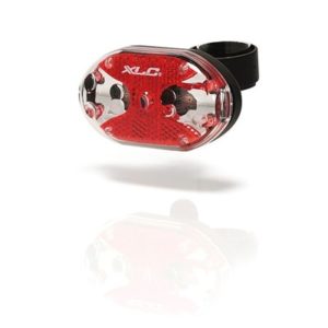 XLC CL-R02 luz trasera Thebe 5 LED fijacion universal