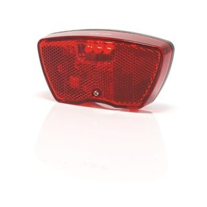 XLC CL-R04 luz portabultos LED Ganymed a pila rojo