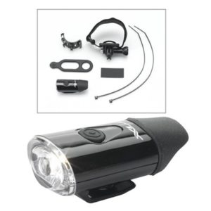 XLC CL-F20 linterna LED para casco con soporte negra