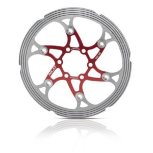XLC disco de frenos BR-X59 Ø 203 mm rojo/plata,CNC anillo de