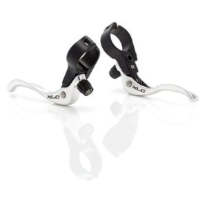 XLC BL-R02 par de manetas supletorias Cross negro/plata 26mm