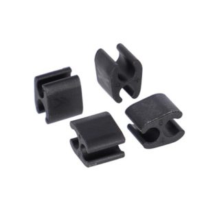 XLC BR-X119 kit clips para cable 4 mm funda 5 mm (4 unidades)