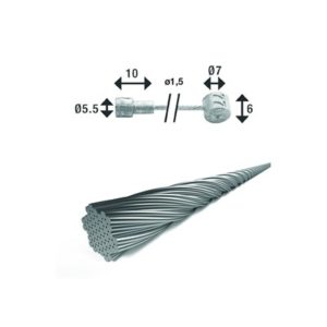 XLC BR-X88 cable de freno doble cabeza 1.5 - 2250 mm