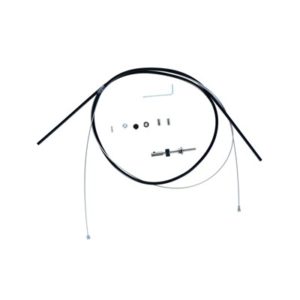 XLC BR-X90 kit cable de freno tambor doble cabeza con funda negra 1.5-1700/2350 mm (inc. accesorios)