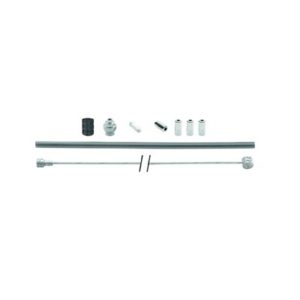 XLC BR-X91 kit cable freno doble cabeza universal con funda plata 1.5-1700/2350 mm (inc. accesorios)