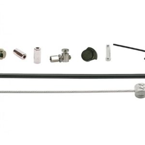 XLC BR-X94 kit cable freno Roller Brake con funda negra 1700/2350 mm (inc. accesorios)