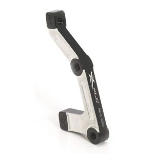 XLC BR-X26 adaptador para freno de disco Postmount-Is trasero 203 mm negro/plata