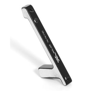 XLC BR-X27 adaptador para freno de disco Postmount-Postmount delantero 180 mm negro/plata