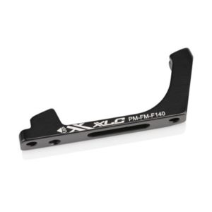 XLC BR-X70 adaptador flat mount para flat mount delantero 140 mm negro/plata
