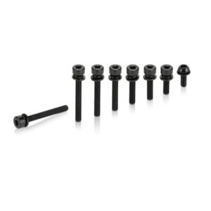 XLC BR-X75 set 2 tornillos adaptador flat mount M5x24 mm cabeza stándard
