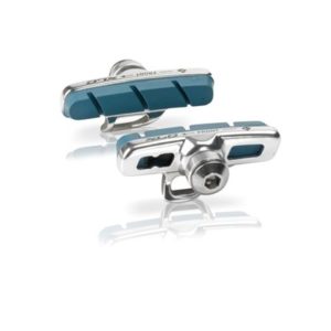 XLC zapatas Cartridge Road Campa 4 por set, 50mm, plata/azul