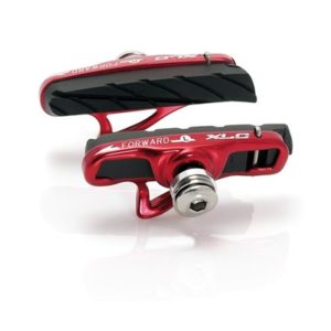 XLC BS-R06 set de 4 zapatas de freno Cartridge carretera 55 mm negro/rojo