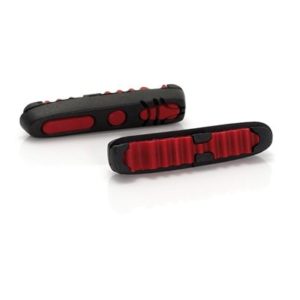 XLC BS-X04 set de 4 zapatas de freno carretera 55mm negro/rojo