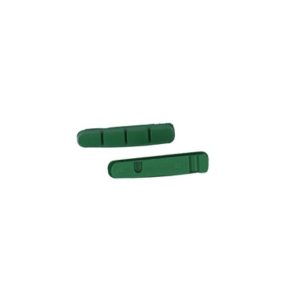 XLC BS-X01 set zapatas portazapatas para Shimano verde (4 unidades)