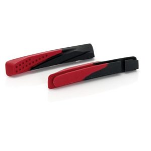 XLC BS-X02 set de 4 gomas de zapatas 72mm VBrake Cartridge negro/rojo