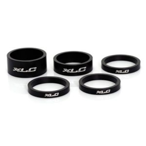XLC AS-A02 set 5 alargadores direccion A-Head 1-1/8 negro mate